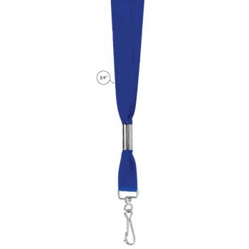 Nylon Lanyard w/Swivel Hook 3/4" wide - 100 pack